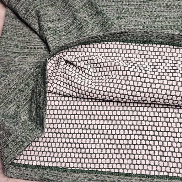 Nike Women's Dri-fit Heather Green Half-Zip Pullover - Picture 8 of 10